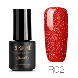 Гел Лак Брокатна Серия 7ml R02 Rosalind